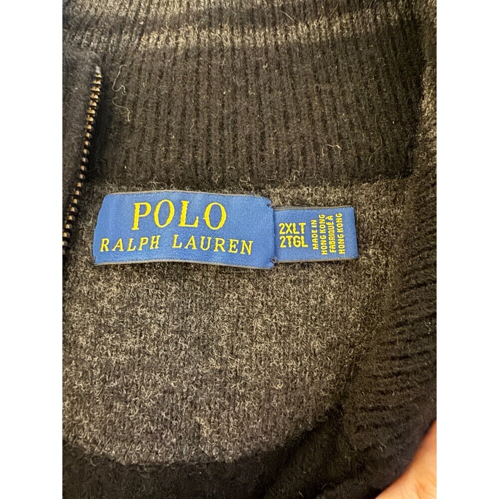 Polo Ralph Lauren Wool Cashmere Quarter Zip - Picture 3 of 4